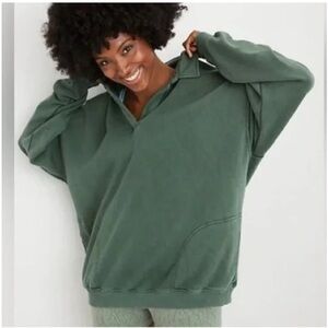 Aerie green sweatshirt